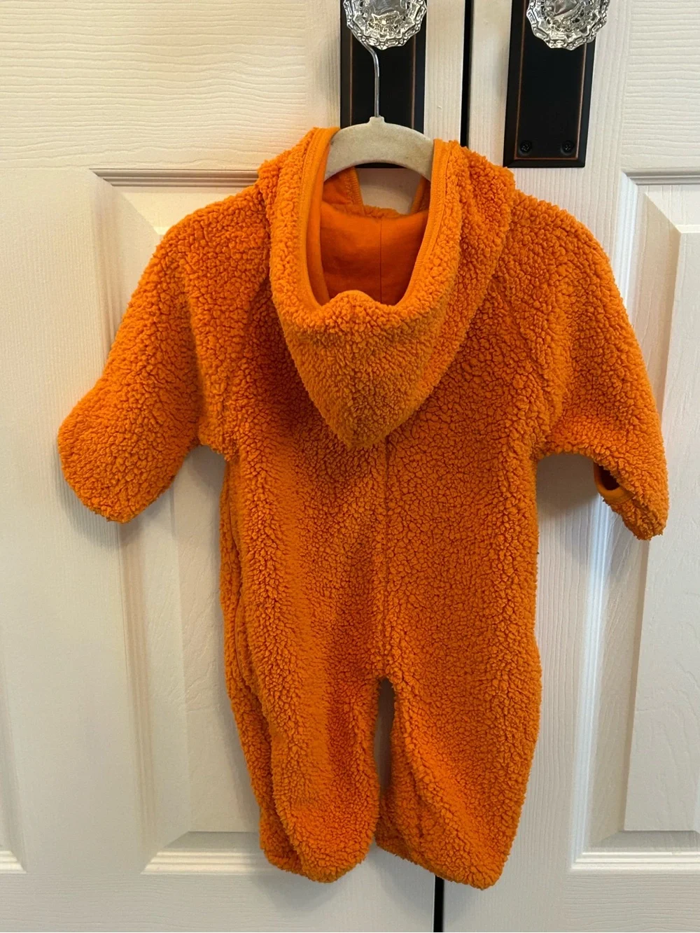 Disney Baby Orange Tigger Sherpa Footie One-Piece 3-6 months.